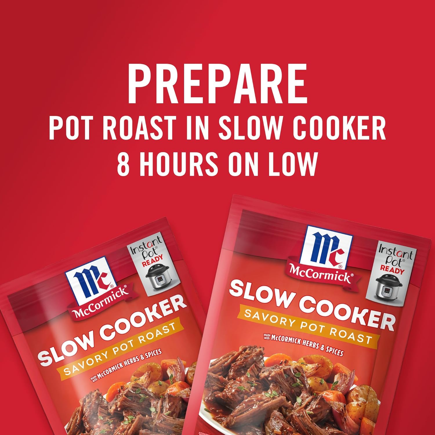 McCormick Pot Roast Mix – Easy Family Dinner Packet for Busy Parents and Kid-Approved Meals