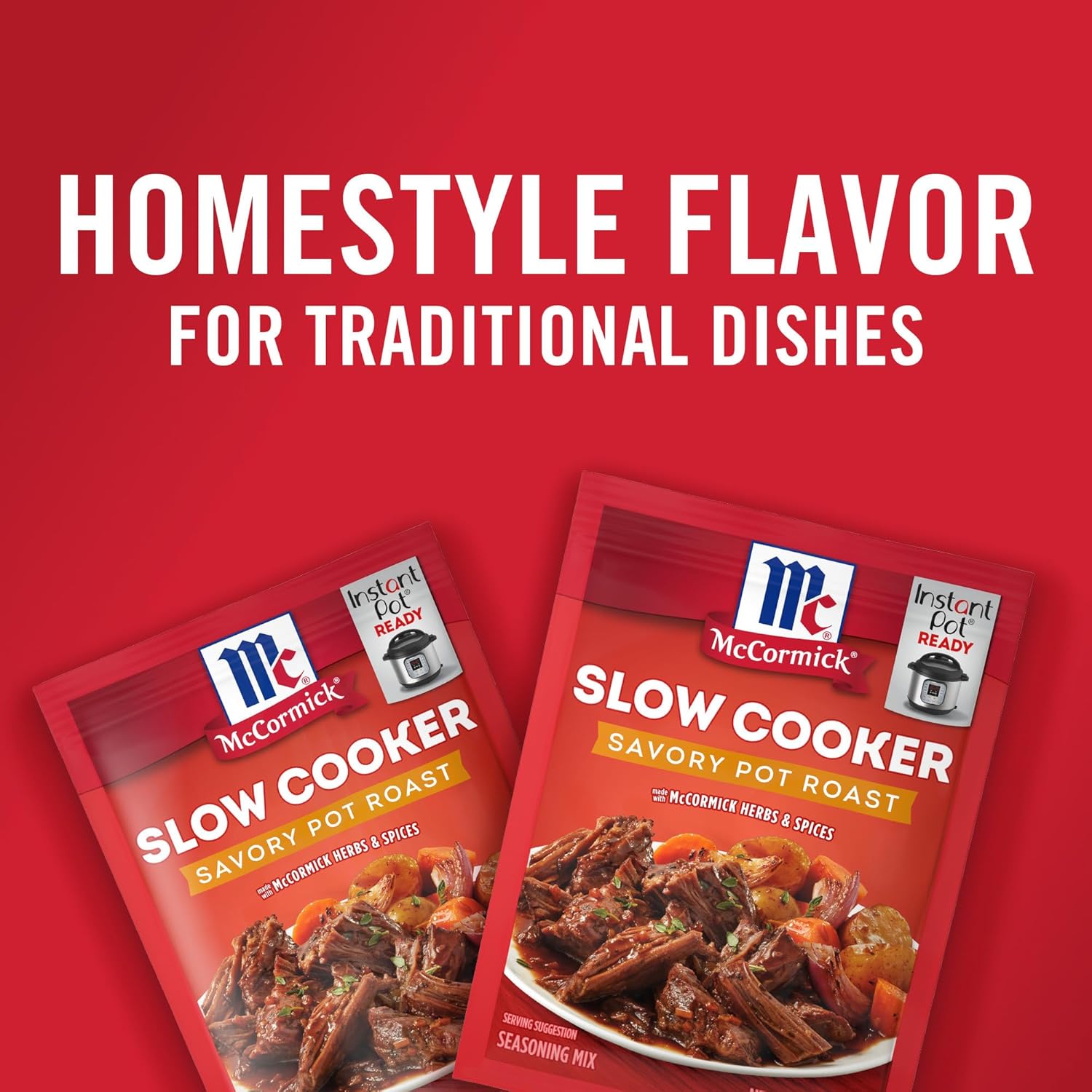 McCormick Pot Roast Mix – Easy Family Dinner Packet for Busy Parents and Kid-Approved Meals