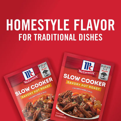 McCormick Pot Roast Mix – Easy Family Dinner Packet for Busy Parents and Kid-Approved Meals