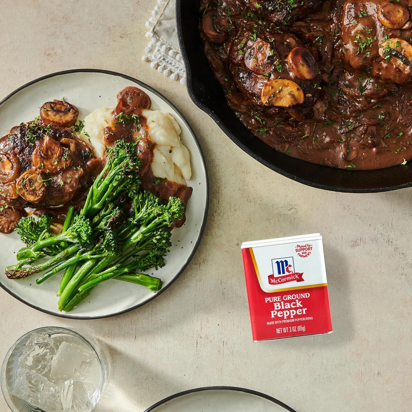 McCormick Pure Ground Black Pepper – Pure, Single-Ingredient Spice for Intentional Home Cooks