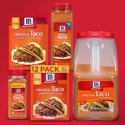 McCormick Taco Seasoning Mix – Practical Hostess Gift for Taco Night Parties, Trusted McCormick Quality