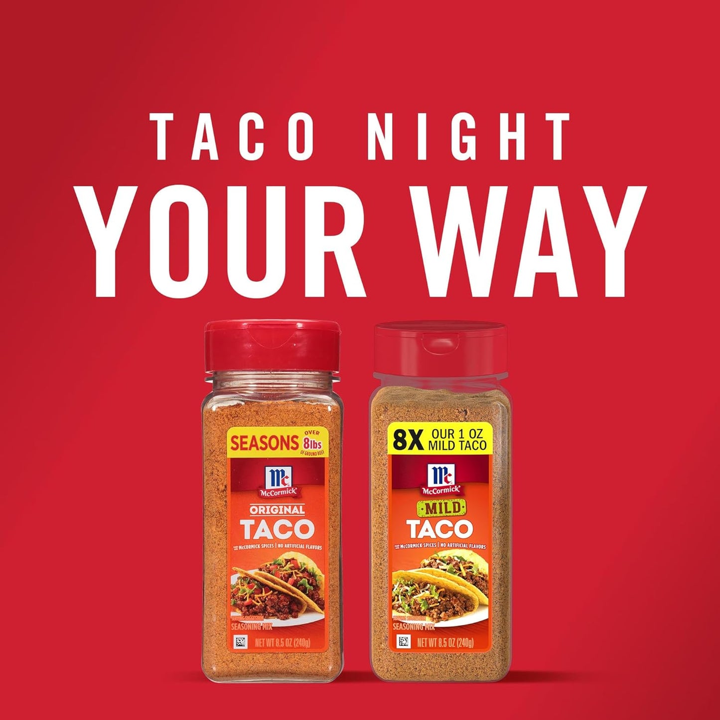McCormick Taco Seasoning Mix – Practical Hostess Gift for Taco Night Parties, Trusted McCormick Quality