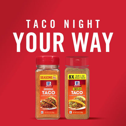 McCormick Taco Seasoning Mix – Practical Hostess Gift for Taco Night Parties, Trusted McCormick Quality
