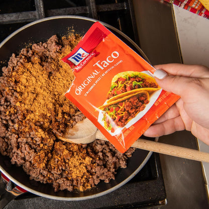 McCormick Taco Seasoning Mix – Ready-to-Use Single-Serve Packets to Skip Measuring During Dinnertime Rush