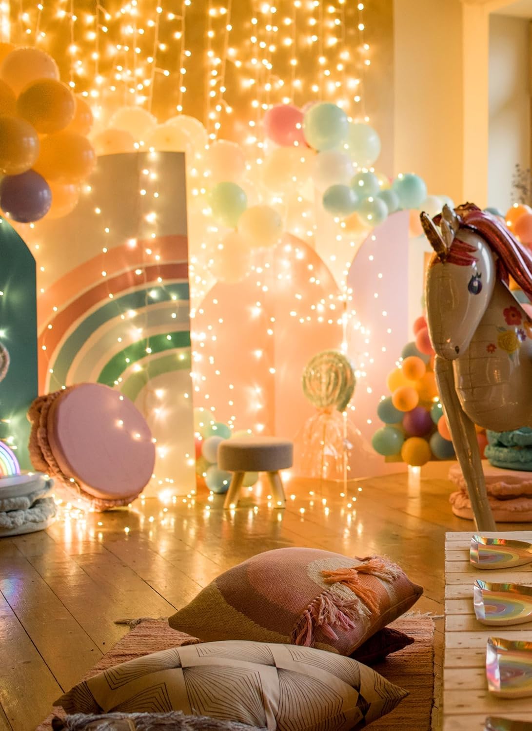 Minetom LED Fairy Lights – Safe Battery Powered String Lights for Playroom, Tent, and Child-Friendly Bedroom Decor