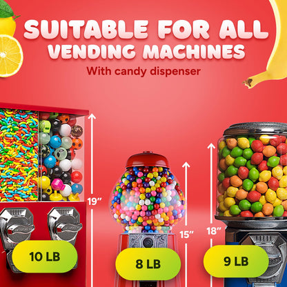Mini Bubble Gum Balls 13mm for Playroom Gumball Machine Home Counter Refill 1lb