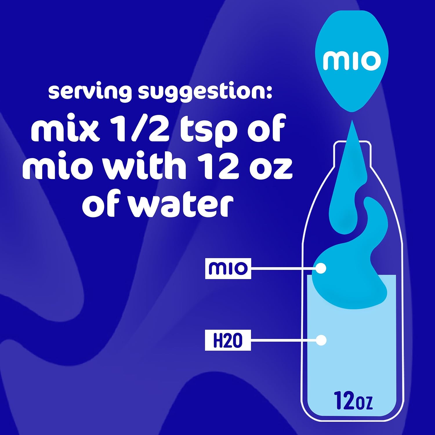 mio Sweet Tea Squeeze Bottle – Zero-Calorie Desk Hydration for Long Workdays and Study Sessions, Compact 1.62 oz