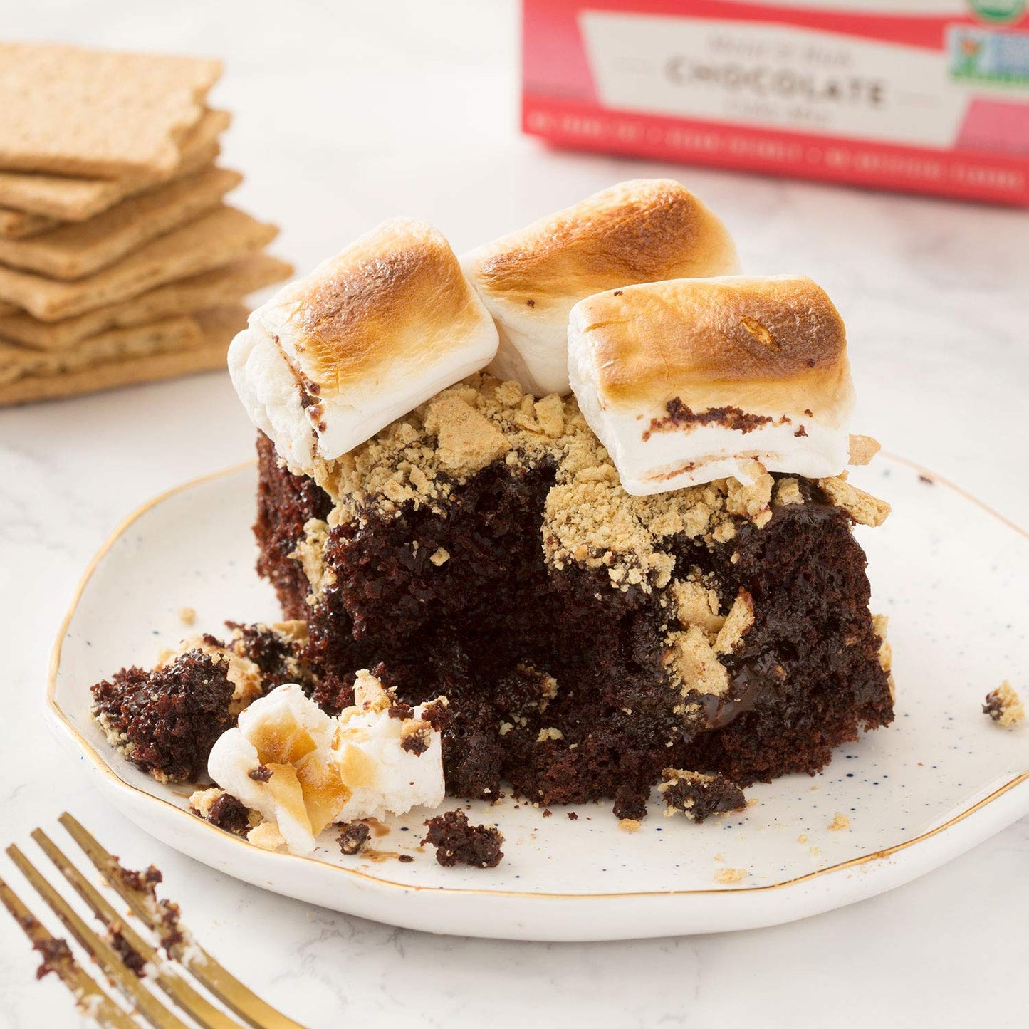 Miss Jones Baking Organic Chocolate Cake Mix – Guilt-Free Chocolate Dessert for Plant-Based Wellness Routines at Home