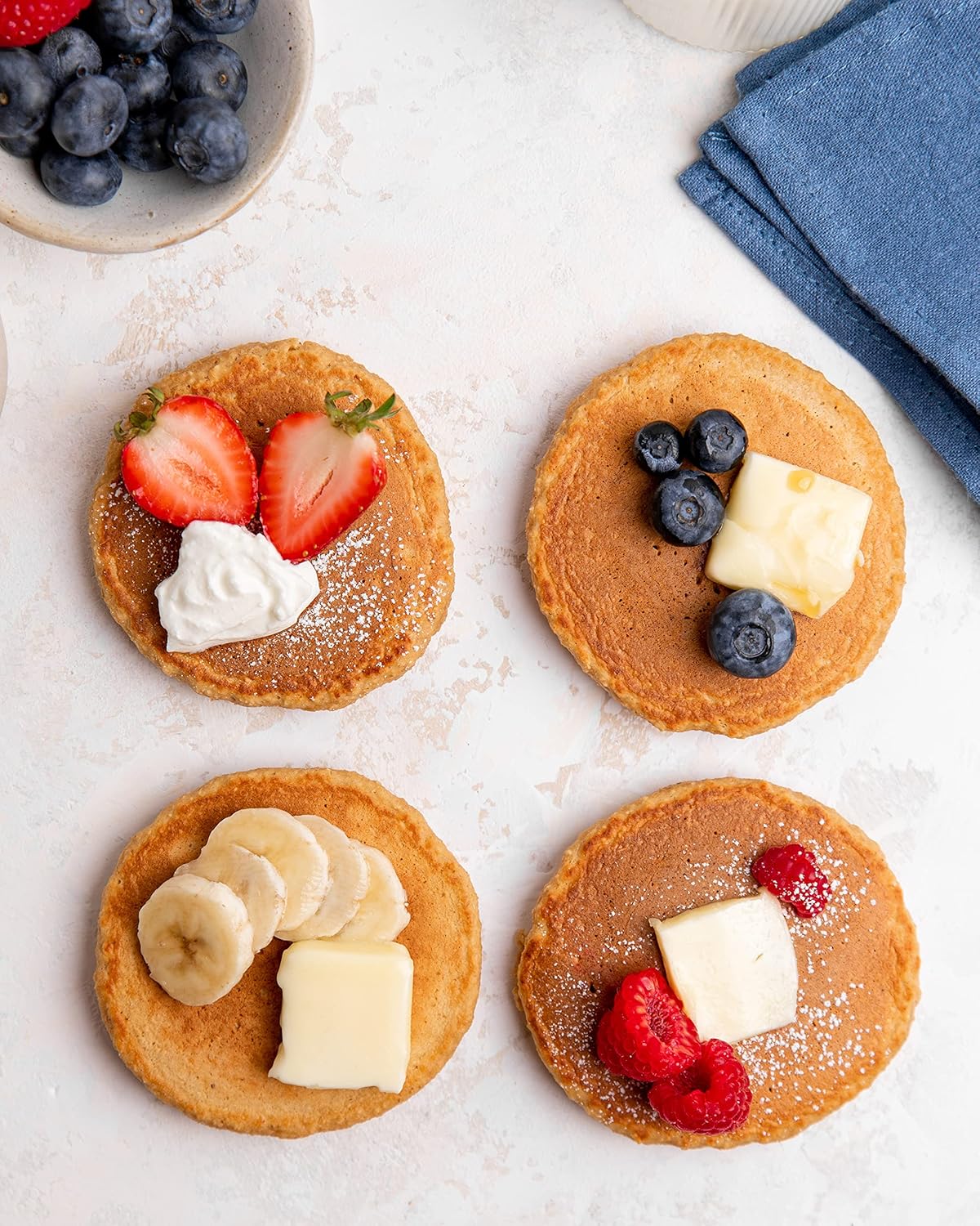 Miss Jones Baking Original Oat Pancake Mix - Wholesome Brunch Mix for the Family Breakfast Table