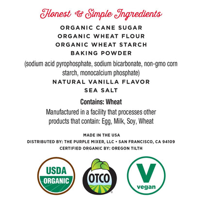 Miss Jones Baking Yellow Cake Mix – Guilt-Free Baking for Clean Eaters, Non-GMO Organic Vanilla Cake Mix Free from Hydrogenated Oils and Artificial Flavors