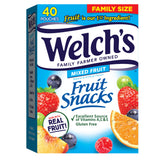 Welch's Fruit Snacks Fruit Punch & Island Fruits 40-Pack – Individually Wrapped Study Snacks for Pre-Exam Fueling and Office Focus Rituals