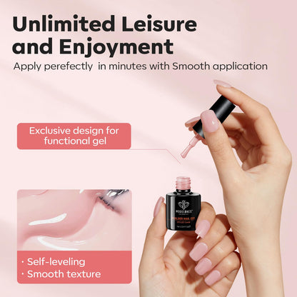 modelones Builder Gel Clear – Mindful Bedtime Manicure Routine with Low-Odor, Pet-Safe Formula