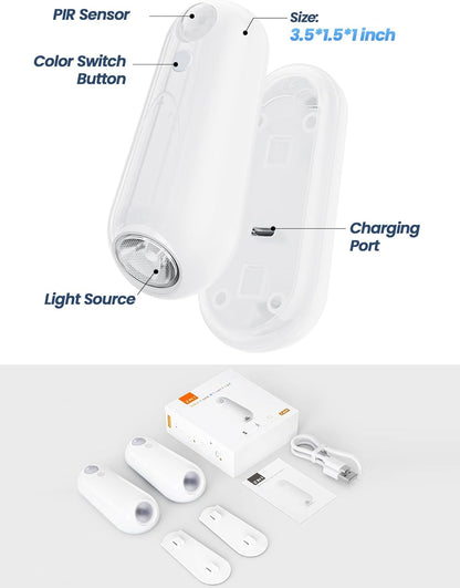 Motion Sensor Toilet Light – Unique Birthday Gift for Dad and Husband, Splash-Proof Bathroom Accessory