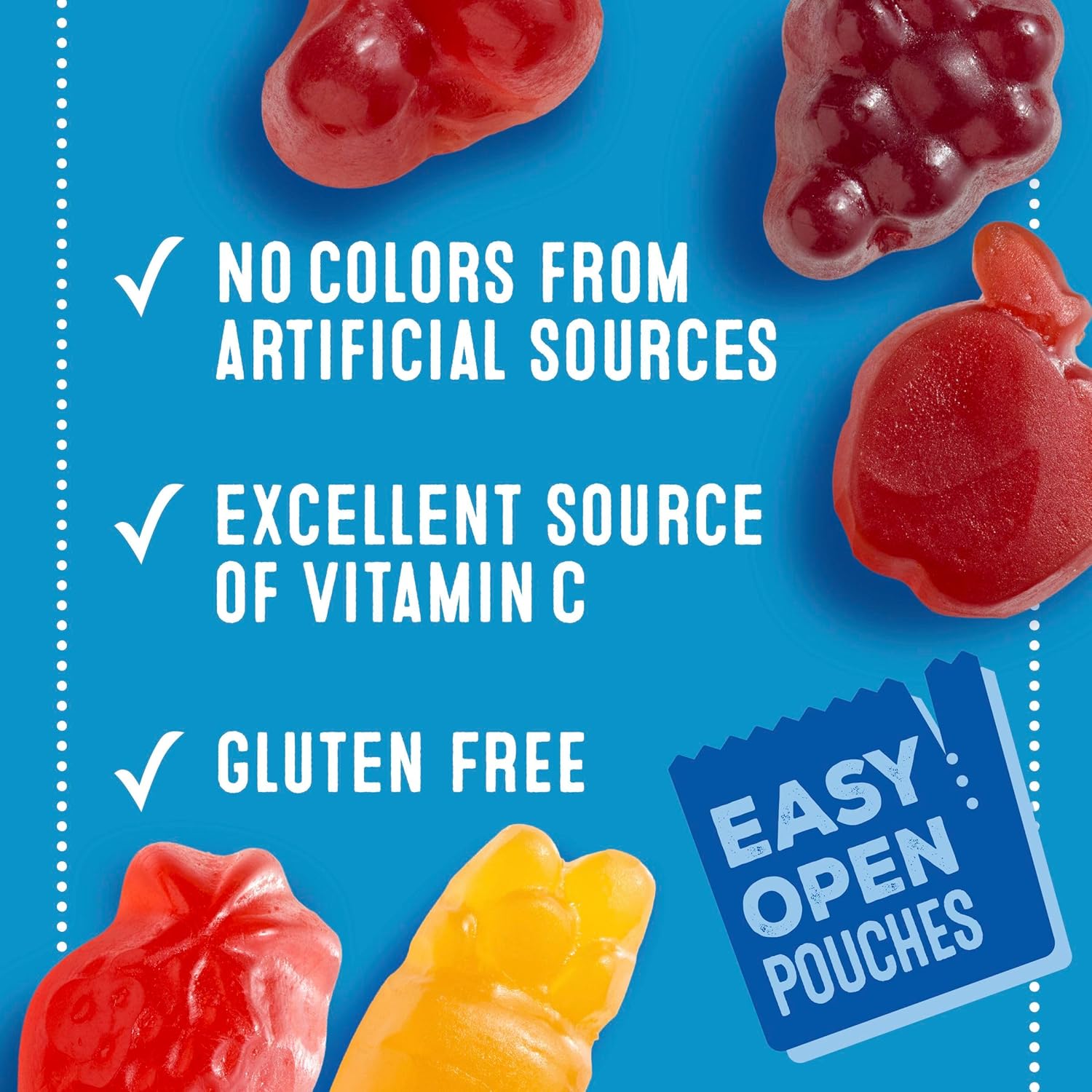 Mott's Assorted Fruit Snacks – Thoughtful Care Package Snack for Family Gatherings, 17.6 oz Value Pack