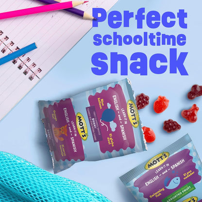 Mott's Assorted Fruit Snacks – Thoughtful Care Package Snack for Family Gatherings, 17.6 oz Value Pack
