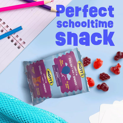 Mott's Berry Chewy Fruit Snacks Holiday Gift – Thoughtful Seasonal Treat for Grandparents to Share with Grandchildren, 40 Pouch Pack