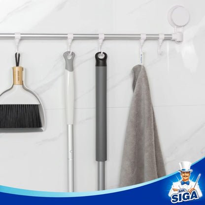 MR.SIGA Heavy Duty Grout Scrub Brush with Long Handle – No-Bend Tile Brush for Comfortable Self-Care Cleaning Routines