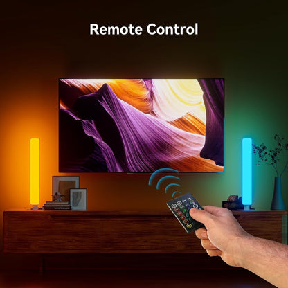 Music Sync Light Bar for Uncluttered Spaces – One Compact RGB Bar Replaces Bulky Strip Lighting