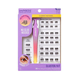 KISS imPRESS Self-Adhesive Eyelashes – Bridesmaid Gift Idea with Wedding-Ready Lash Clusters