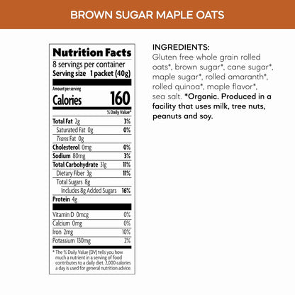 Nature's Path Organic Instant Oatmeal – Commuter-Friendly Single-Serve Cup for On-the-Go Pros, Spiced Apple + Flax