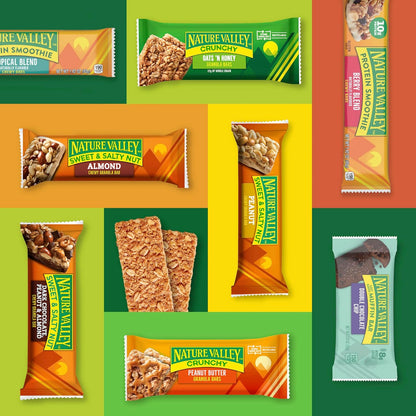 Nature Valley Chewy Berry Protein Bars – Kid Friendly Snack for Backpack and Lunchbox