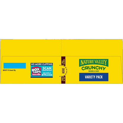 Nature Valley Crunchy Granola Bars – Cycling and Running Snack, Whole Grain Grab-and-Go Pack