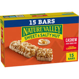 Nature Valley Sweet and Salty Nut Cashew Granola Bars – No Artificial Flavors Snack for Kids Lunchbox