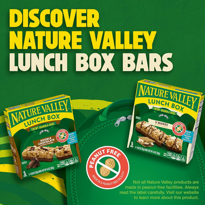 Nature Valley Peanut-Free Facility Granola Bars S'mores – Clean-Ingredient Snack for Sensitive Households, 5 Count