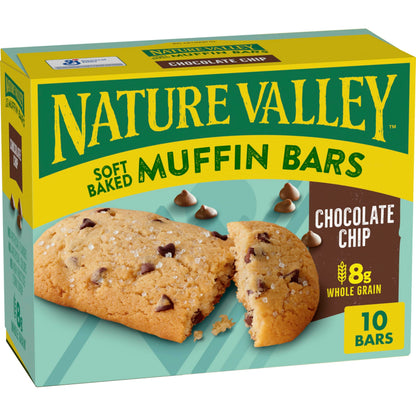 Nature Valley Soft Baked Muffin Bars – Better For You Snack for Wellness Routines, Soft Bake 10 Pack