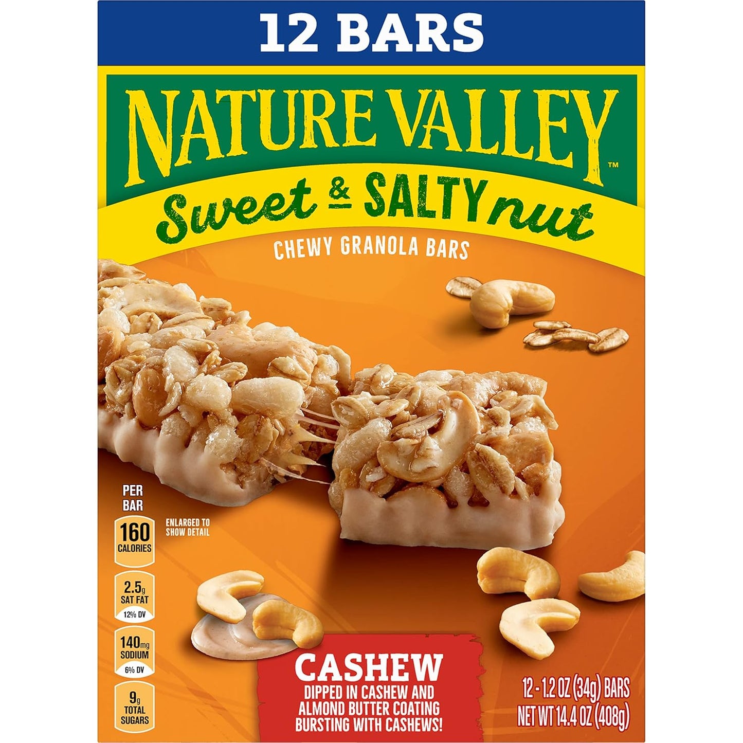 Nature Valley Sweet and Salty Nut Granola Bars – Healthier Pantry Swap for Chips and Candy Bars, Peanut