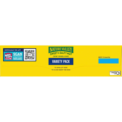 Nature Valley Sweet and Salty Nut Granola Bars – Individually Wrapped Kids Snack for Car Rides and Diaper Bag