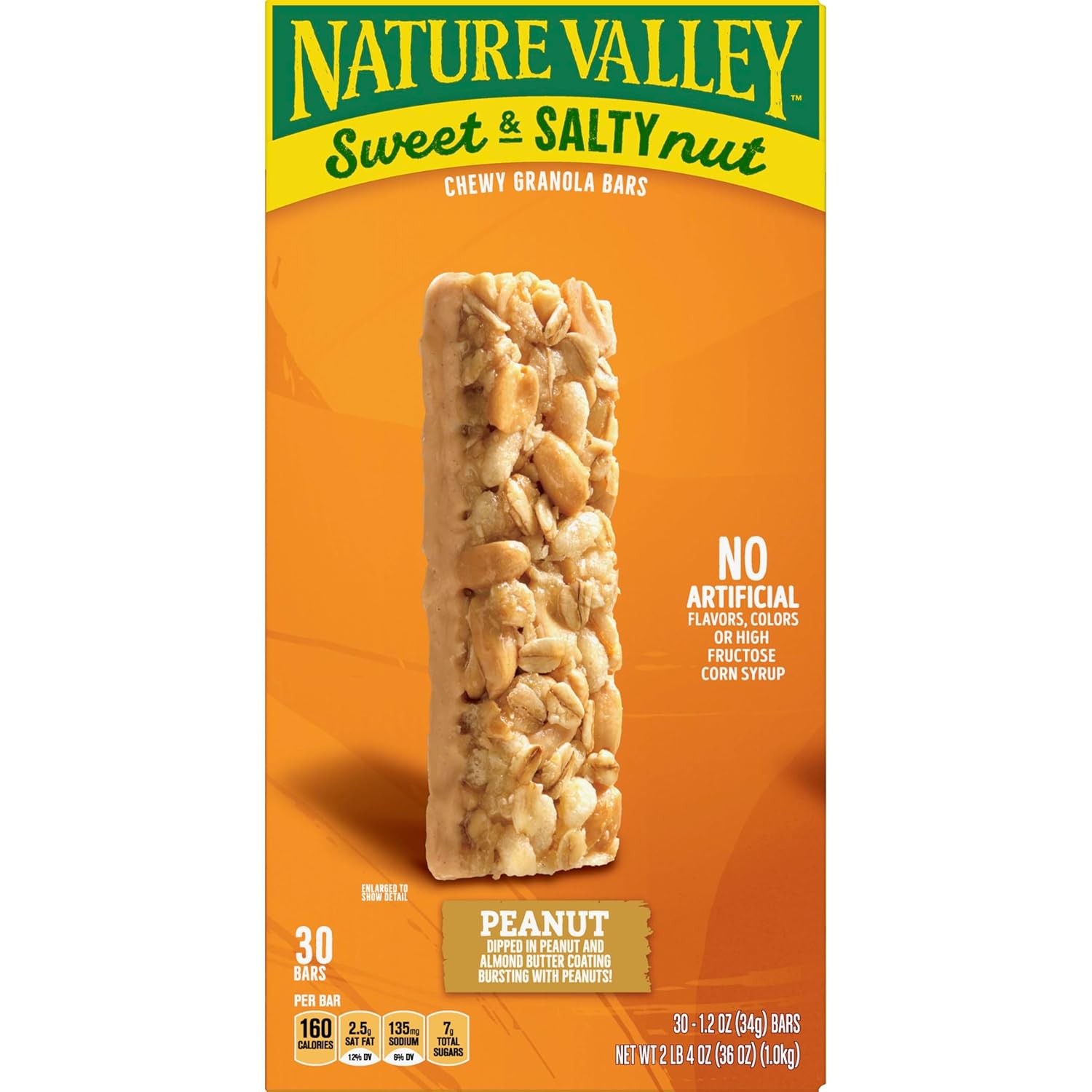 Nature Valley Sweet and Salty Nut Granola Bars – Lunch Box Snack for Kids, Individually Wrapped Family Pack