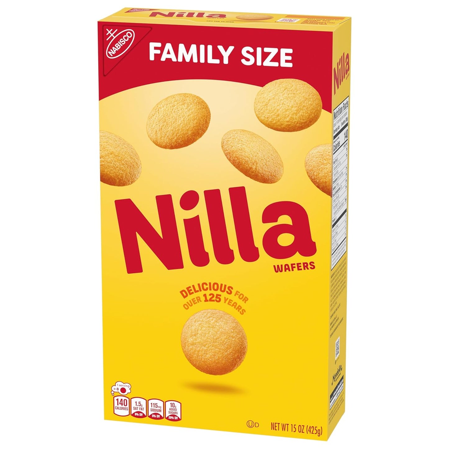 NILLA Wafers Cookies, Vanilla Wafers Kids Party Snack, Mild Vanilla Wafers for Banana Pudding and Lunchbox Packs