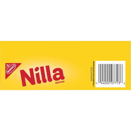 NILLA Wafers Cookies, Vanilla Wafers Kids Party Snack, Mild Vanilla Wafers for Banana Pudding and Lunchbox Packs
