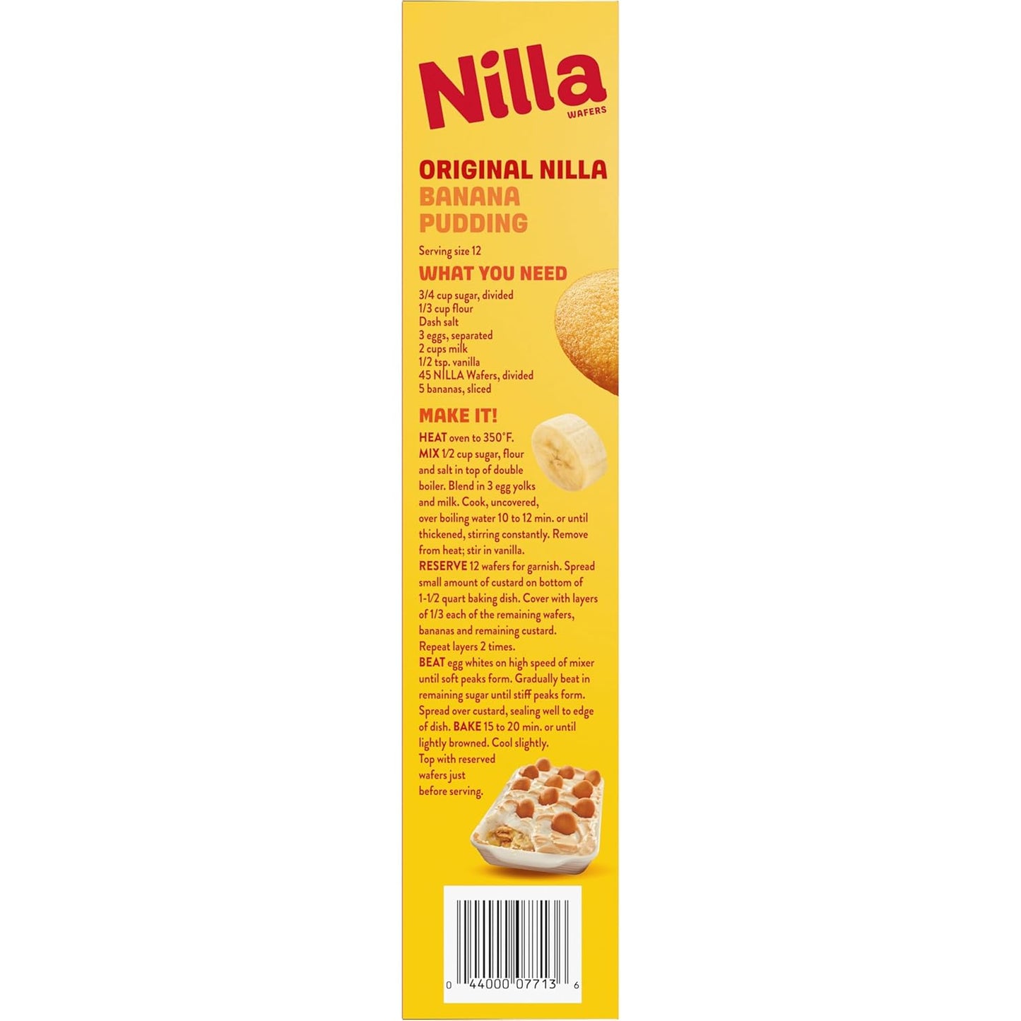 NILLA Wafers Cookies, Vanilla Wafers Kids Party Snack, Mild Vanilla Wafers for Banana Pudding and Lunchbox Packs
