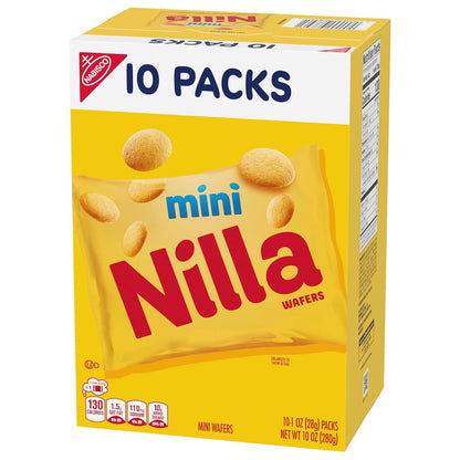 NILLA Wafers Mini Cookies – Calorie-Conscious Single-Serve Packs for Mindful Snacking