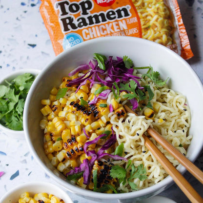 Nissin Top Ramen Bowl – Clean-Label Pantry Staple with No Added MSG, Chicken Flavor 6-Pack