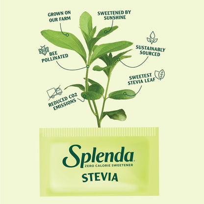 no bitter aftertaste from hand-selected, specially raised stevia plants