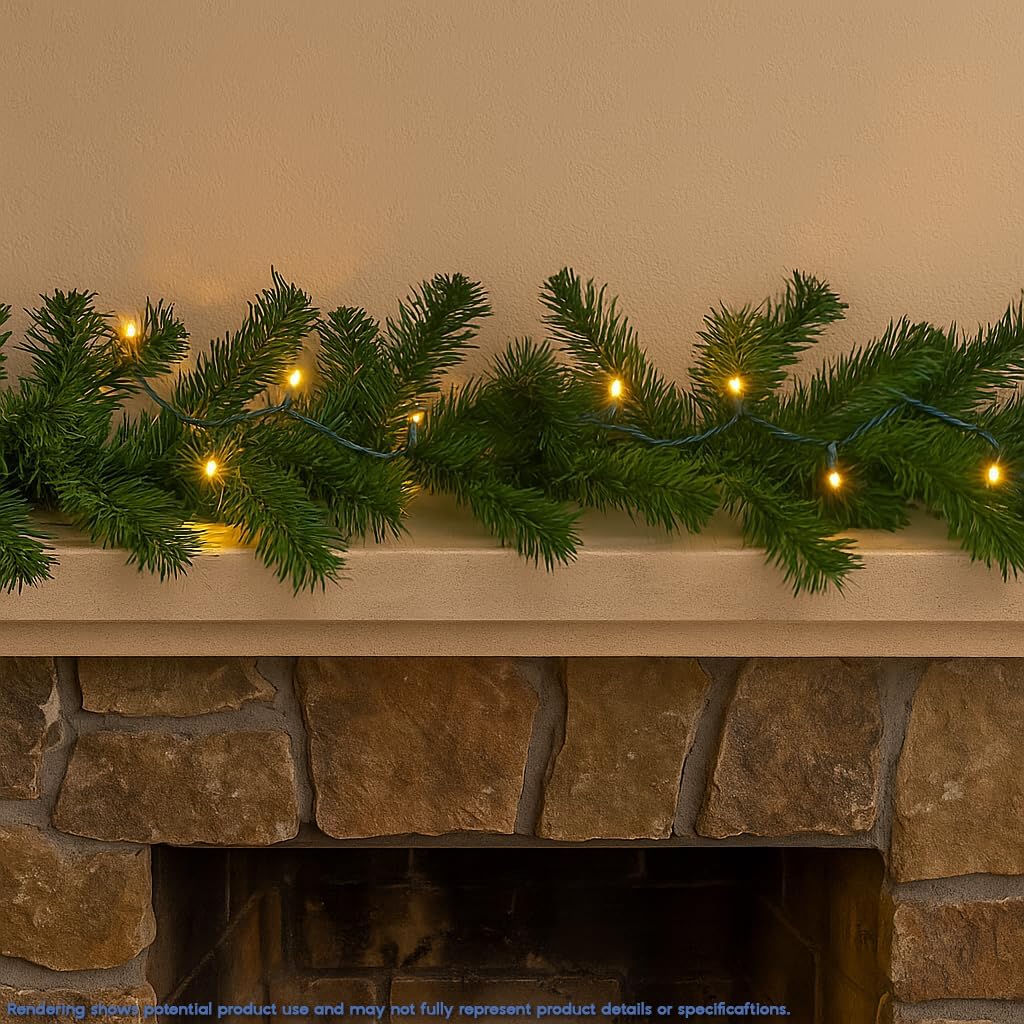 Novelty Lights Mini LED Crafting Lights – Child-Friendly Warm White Lights for Nursery Shelves and Reading Corners