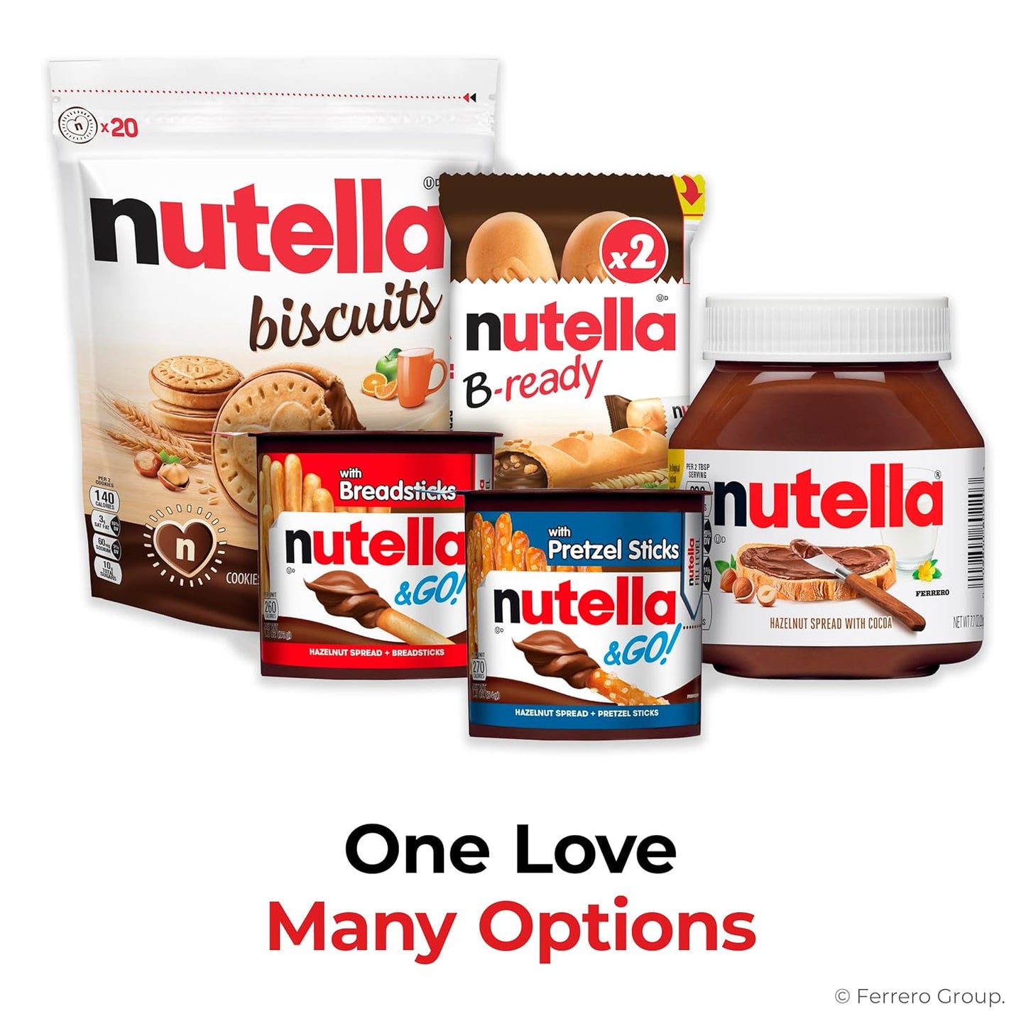Nutella & GO! Chocolate Hazelnut Dip + Breadsticks – Valentine's Day and Birthday Gift for Kids and Coworkers, 12 Snack Cups 1.8 oz