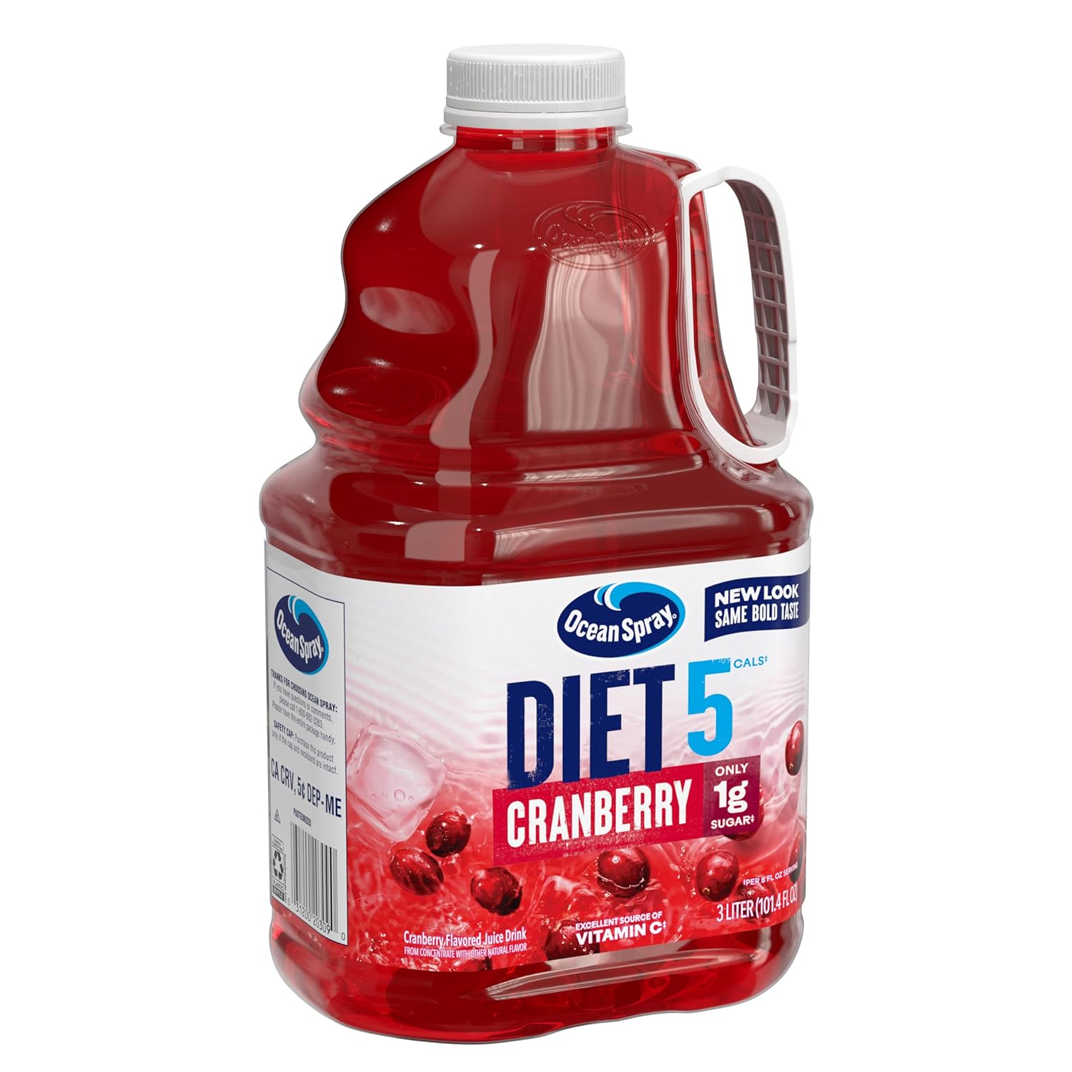 Ocean Spray Diet Cranberry Juice Drink – Portable Cranberry Base for Camping Trips and Picnic Coolers