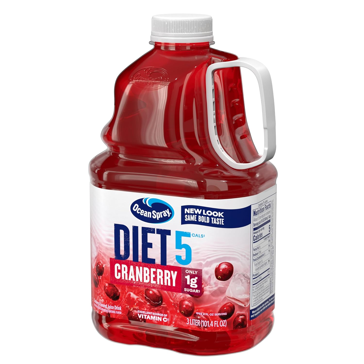 Ocean Spray Diet Cranberry Juice Drink – Portable Cranberry Base for Camping Trips and Picnic Coolers