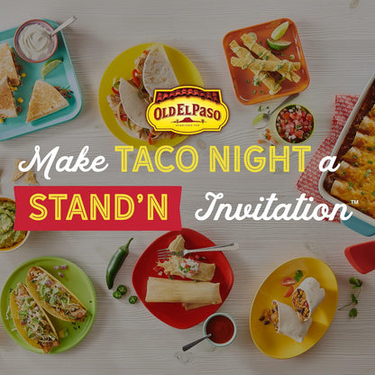 Old El Paso Soft Taco Dinner Kit, Versatile Pantry Kit for Casual Home Entertaining