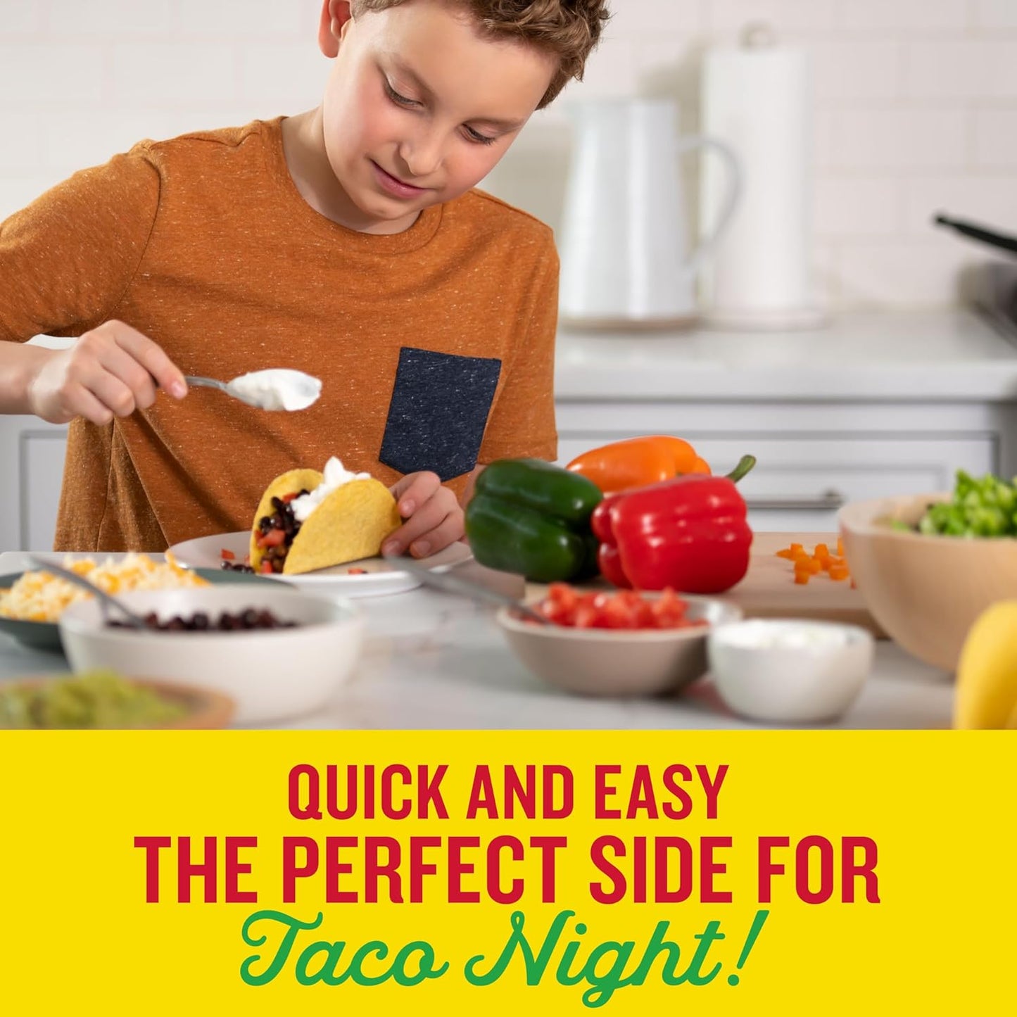 Old El Paso Spanish Rice Pouch – Shelf-Stable Dinner Side for Picky Eaters and Family Meals