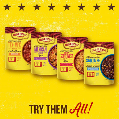 Old El Paso Spanish Rice Pouch – Shelf-Stable Dinner Side for Picky Eaters and Family Meals