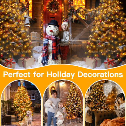 Ollny Ring LED Tree Lights – Uncluttered Christmas Lighting Solution with 4 Quiet Brightness Levels
