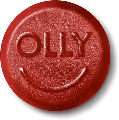OLLY Women's Multivitamin Gummy – Car Cup Holder Friendly Multivitamin for Commuters, Berry Flavor, 90 Count