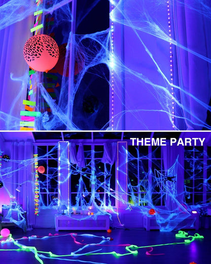 Onforu Blacklight Strip – Cool to Touch Glow Lighting for Children Halloween Parties