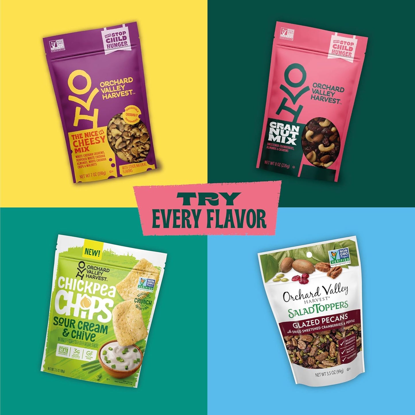 Orchard Valley Harvest Cran Nut Trail Mix – Commute-Friendly Portion-Controlled Snack for Busy Professionals
