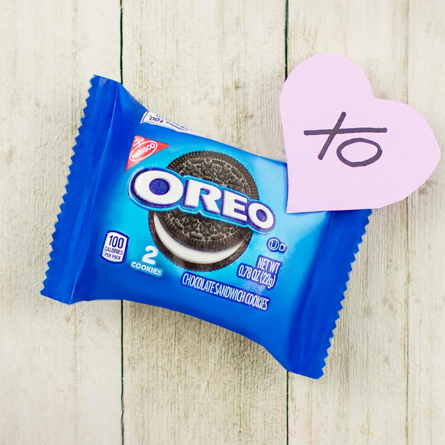 OREO Chocolate Creme Cookies Snack Packs – Blue-Themed Party Favors and Baby Shower Cotillon Treats, 20-Count Box
